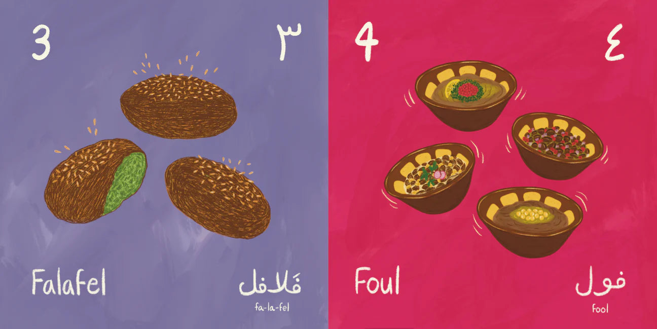 My Arabic Breakfast - Bilingual Numbers Book