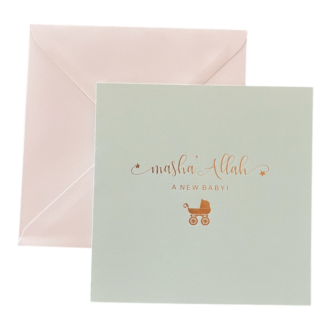 Baby Boy Masha'Allah Greeting Card