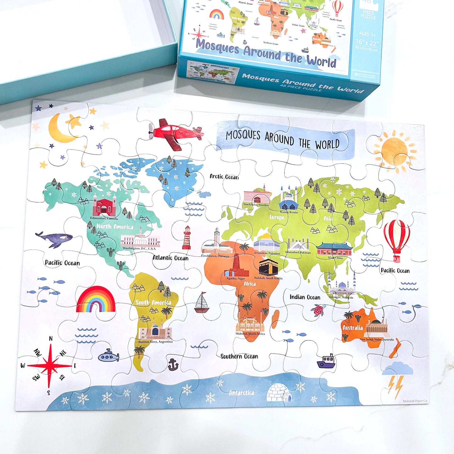 Mosques Around the World Puzzle