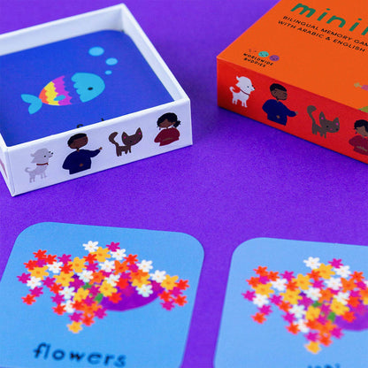 Minilingo Arabic/English Bilingual Flashcards for Kids