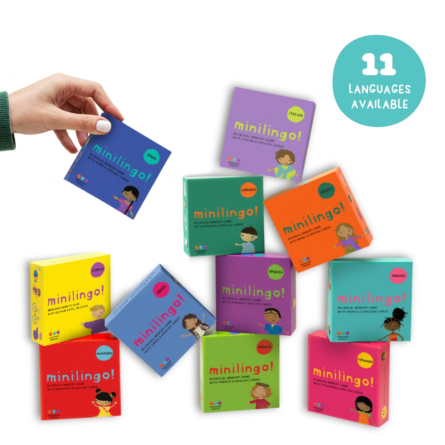 Minilingo Arabic/English Bilingual Flashcards for Kids
