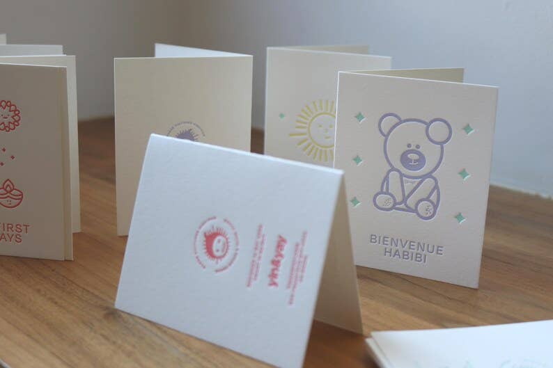 Mabrook Greeting Card | Letterpress Print