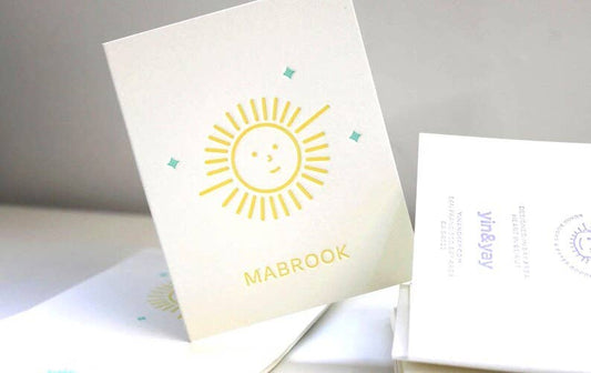 Mabrook Greeting Card | Letterpress Print