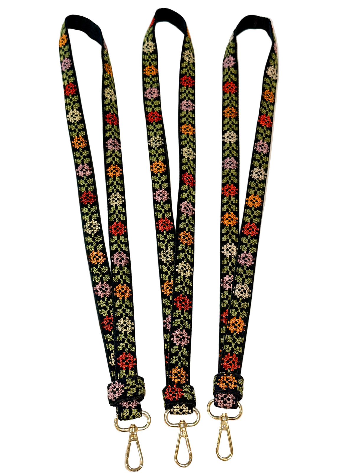 Hand Embroidered Lanyard