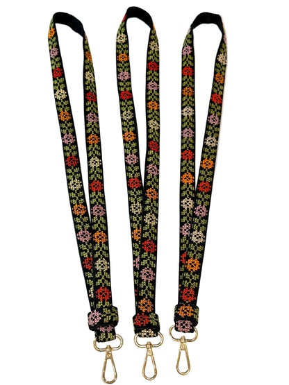 Hand Embroidered Lanyard