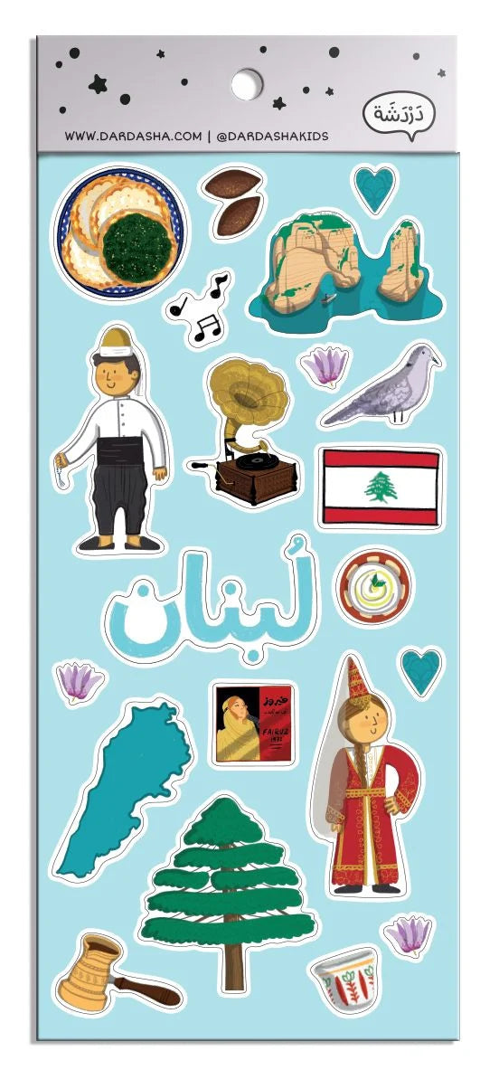Lebanon Waterproof Sticker Pack