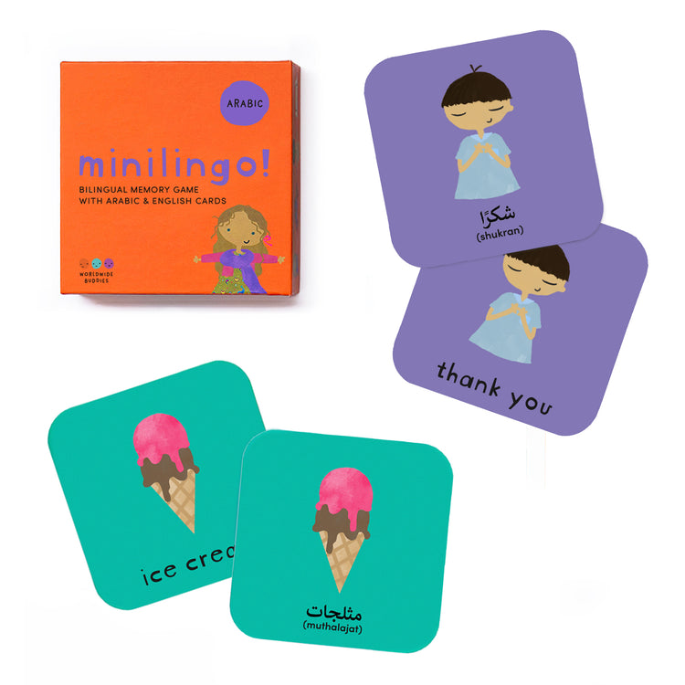 English & Arabic Memory Game