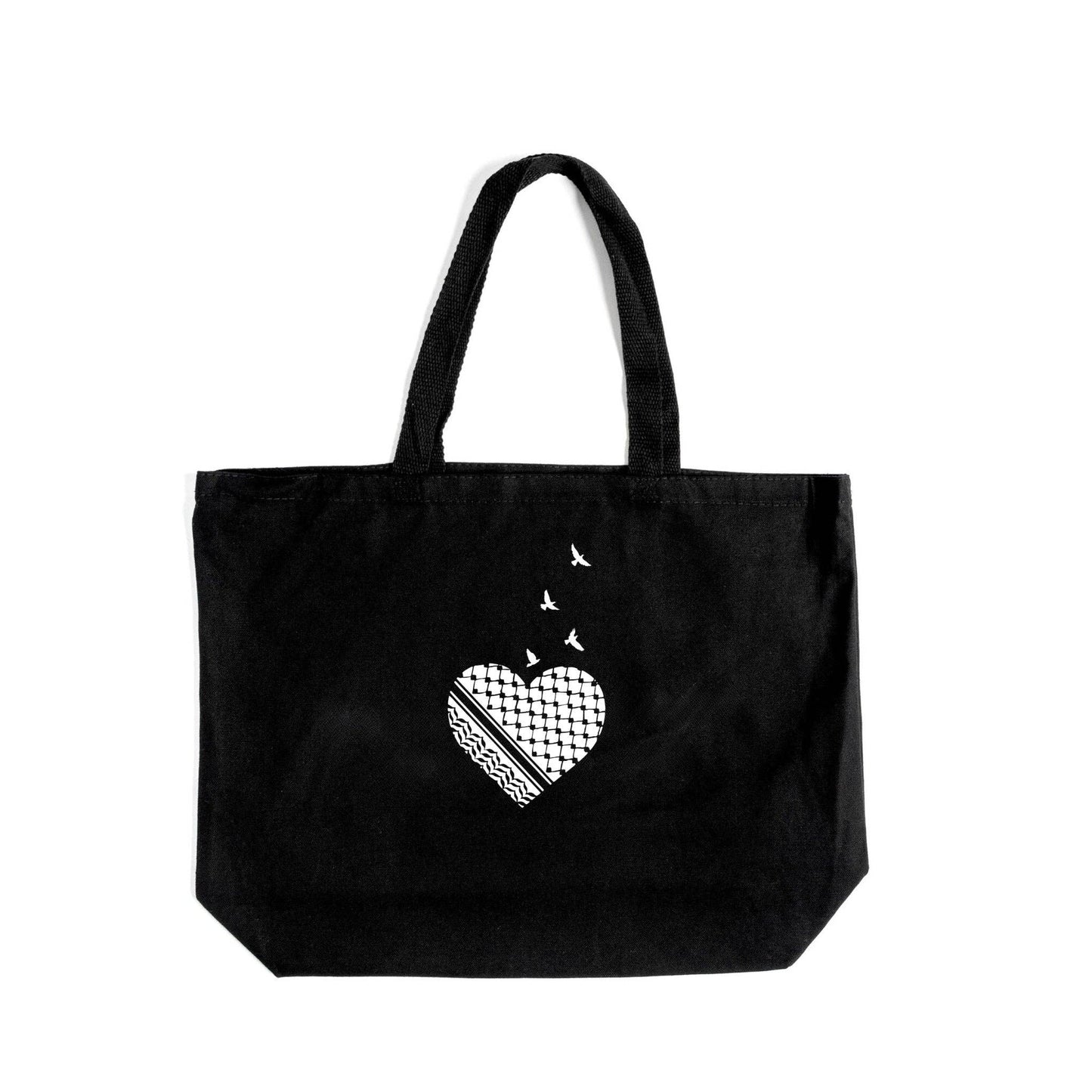 Kufiya Heart Jumbo Tote Bag