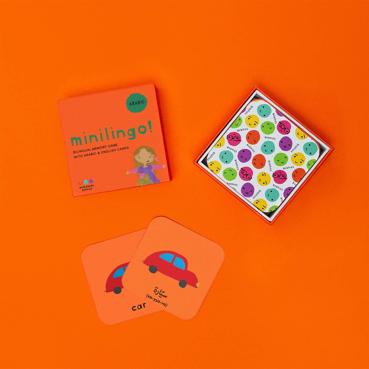Minilingo Arabic/English Bilingual Flashcards for Kids