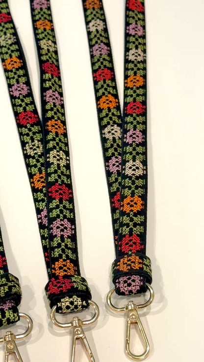Hand Embroidered Lanyard