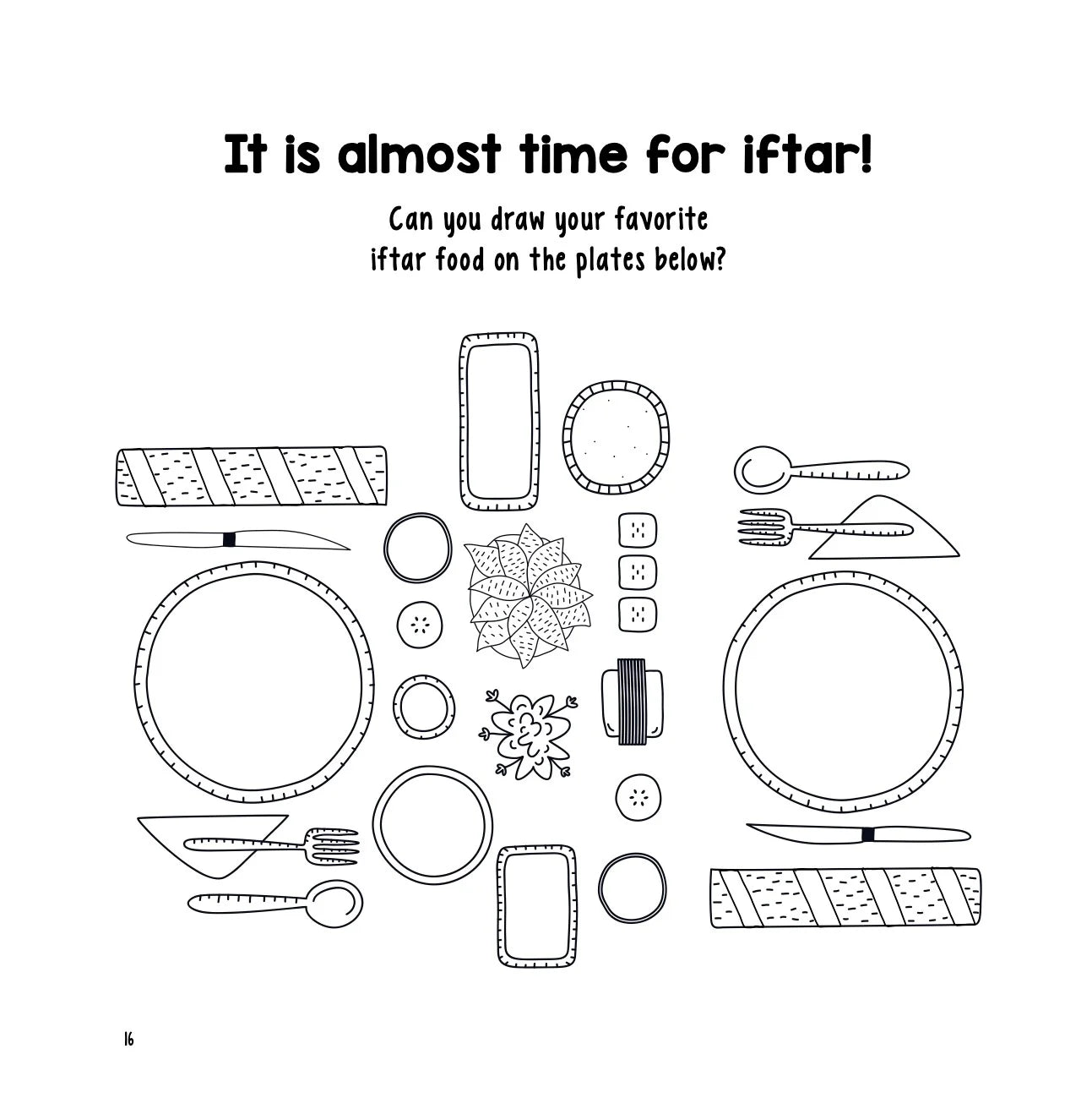 Ramadan Nights - Activity & Coloring